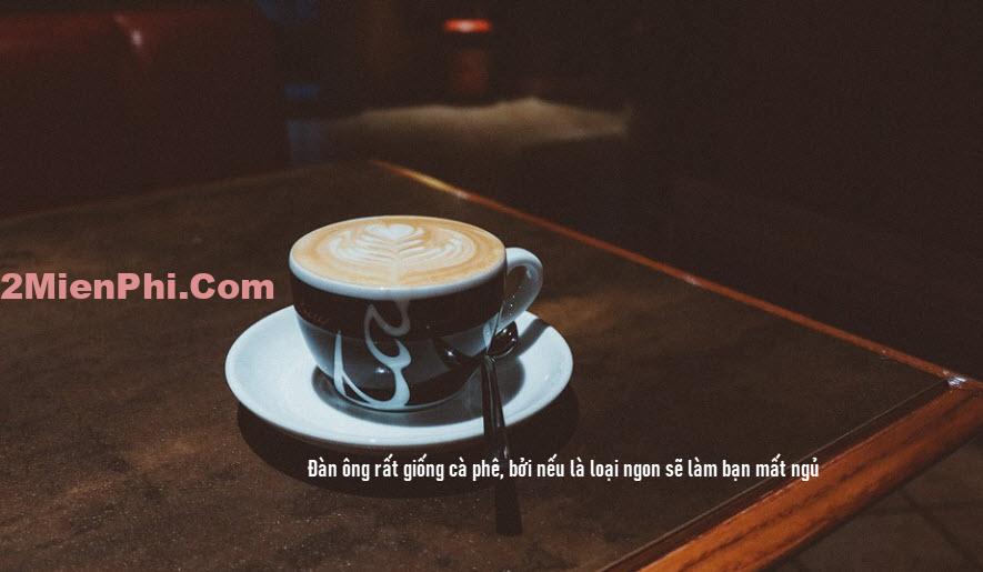 Những Câu Cap/Stt Về Ly Cafe Sữa Thả Thính Hay Hài Hước